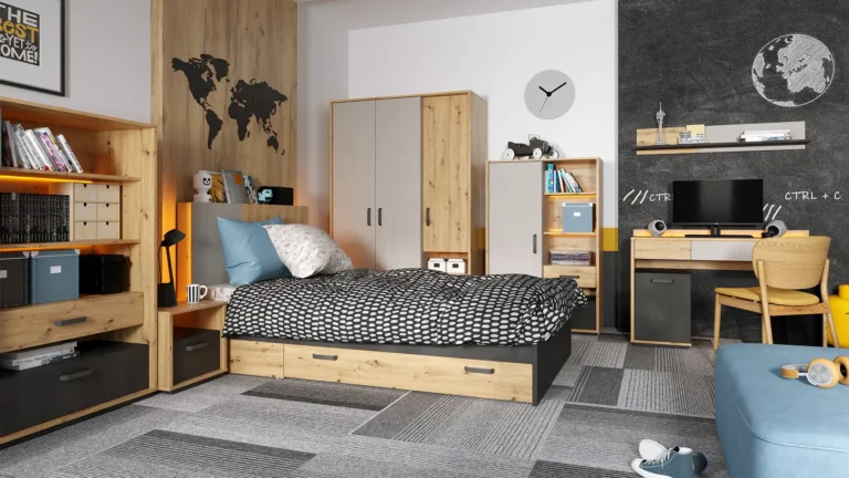 Zestaw mebli młodzieżowych Qubic