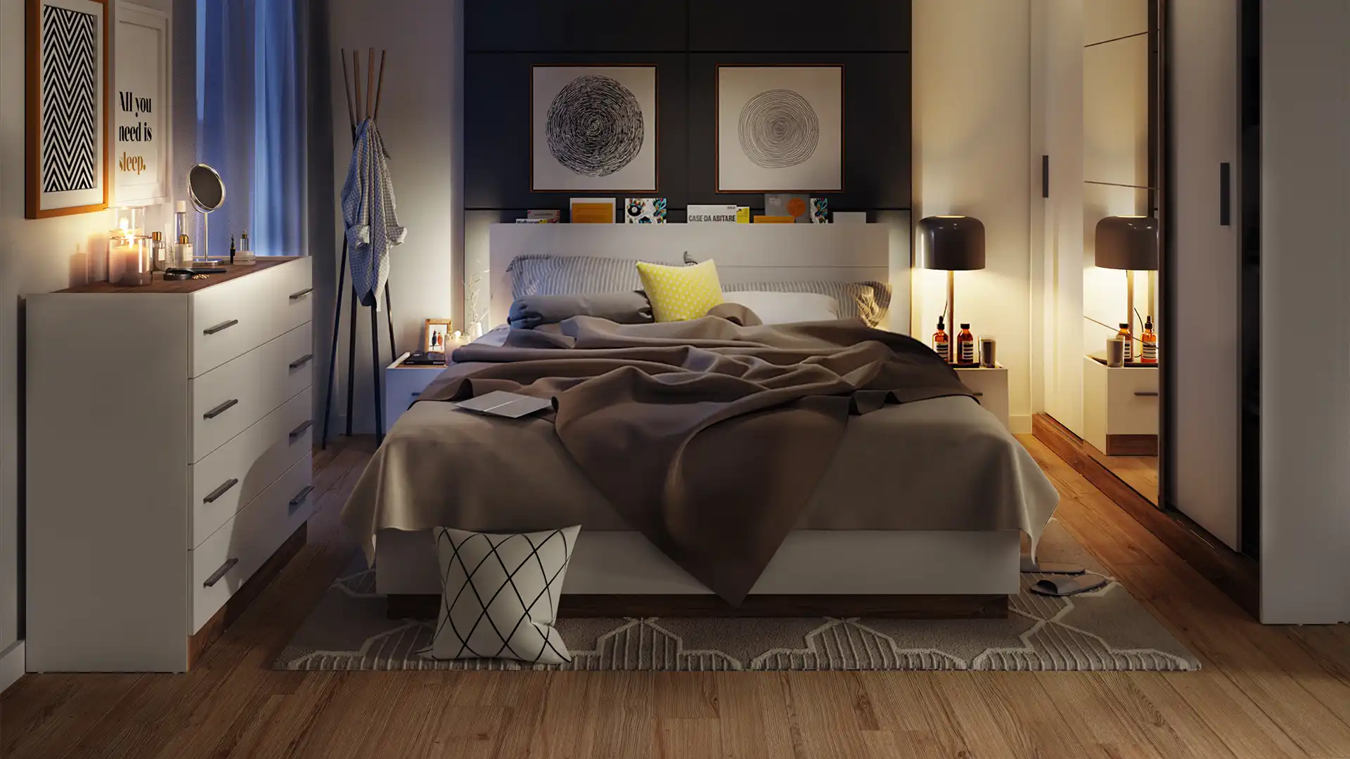 Sypialnie w 2021 roku – jak będą wyglądać?