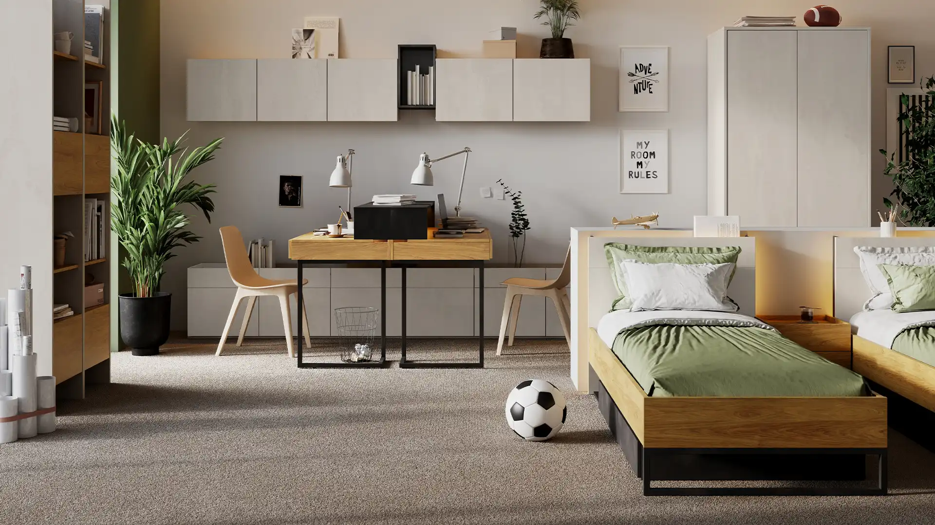 Pomysł na pokój młodzieżowy