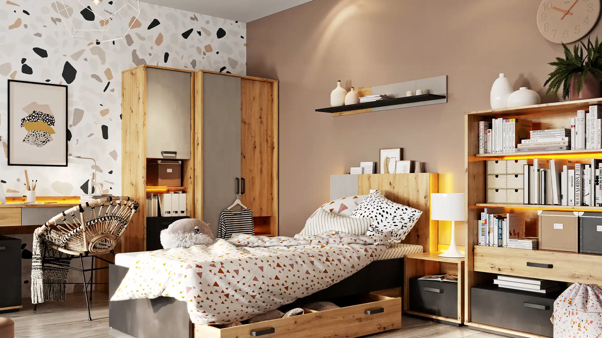 Półka nad łóżkiem