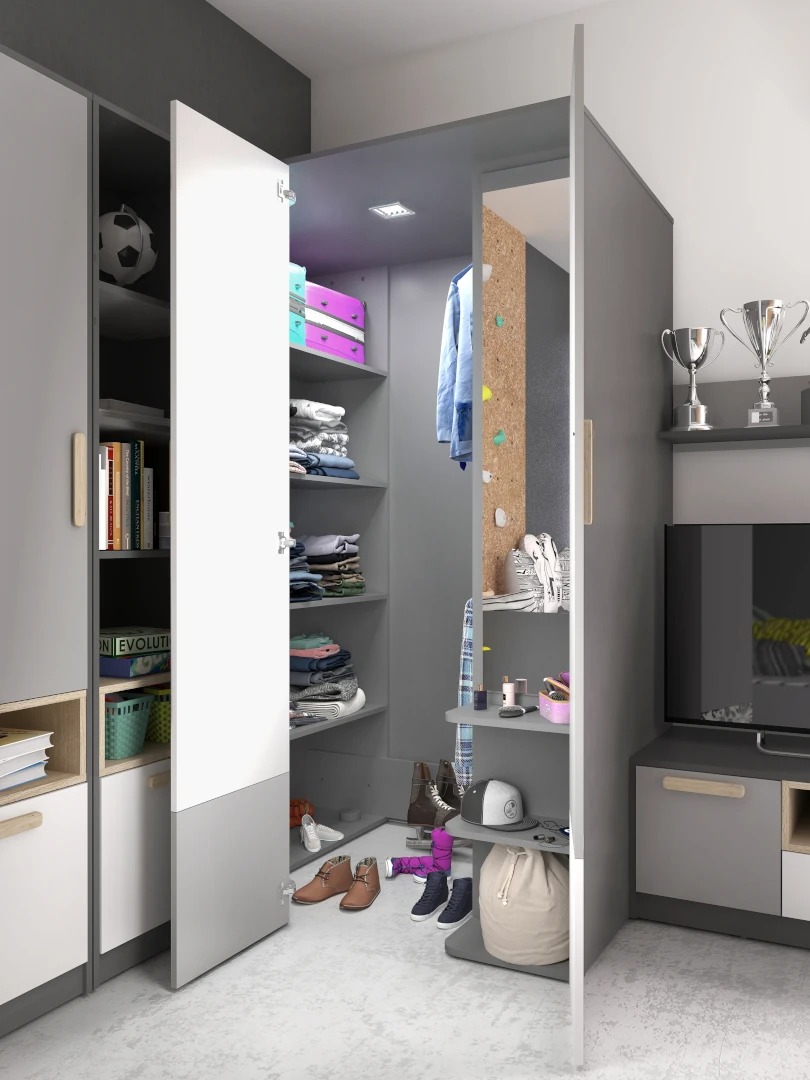 szafa-garderoba z kolekcji POK