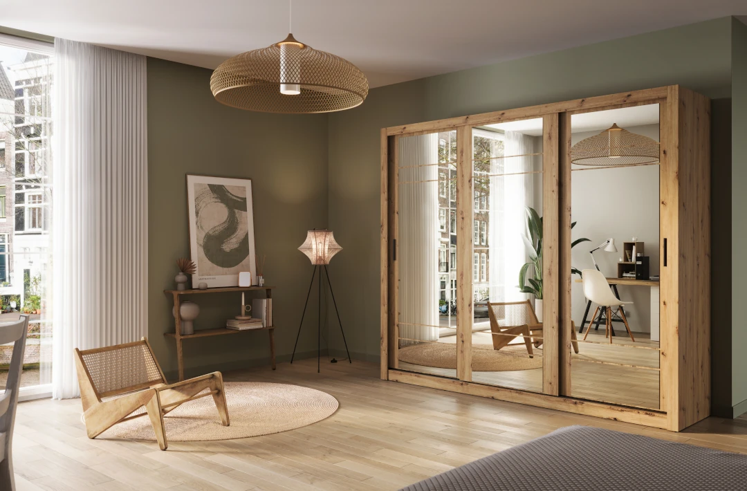 szafa przesuwna AR-02 z lustrem