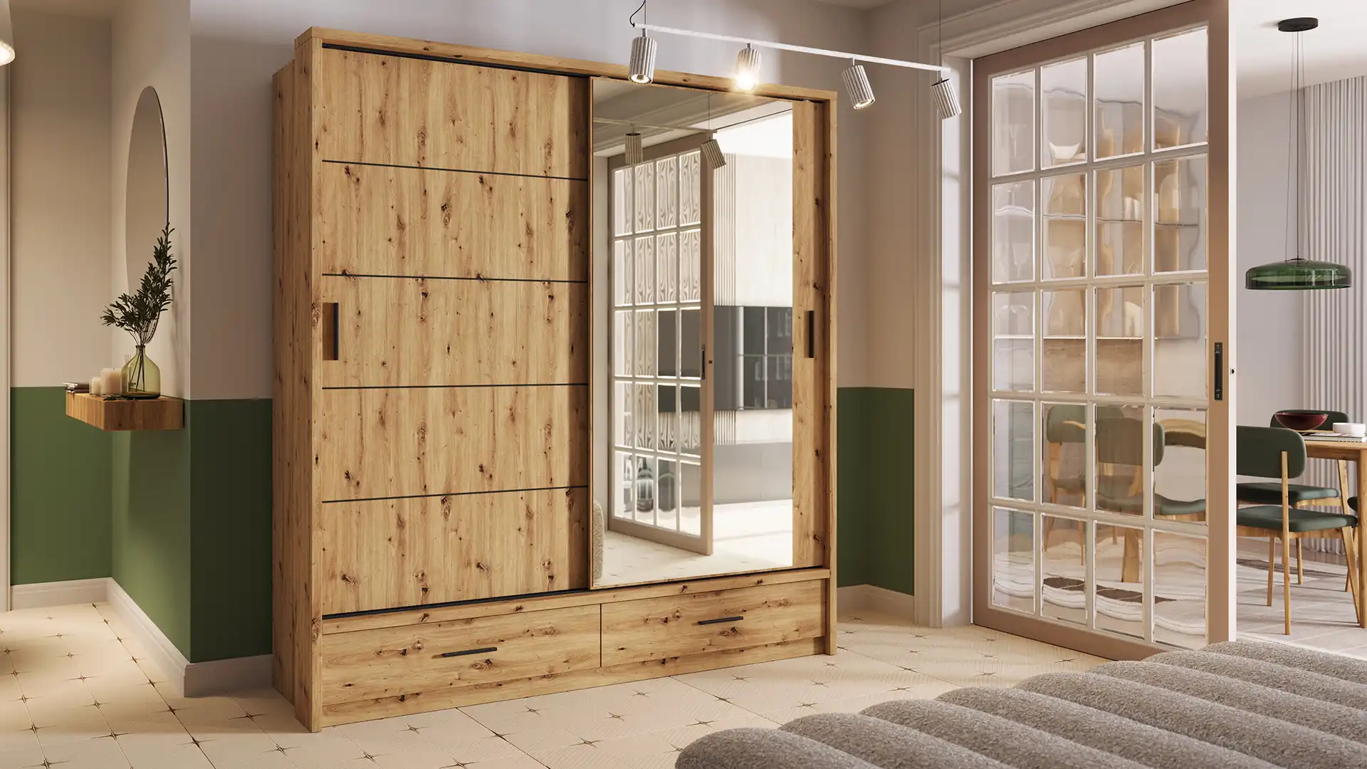 Czy szafa przesuwna z lustrem jest modna?