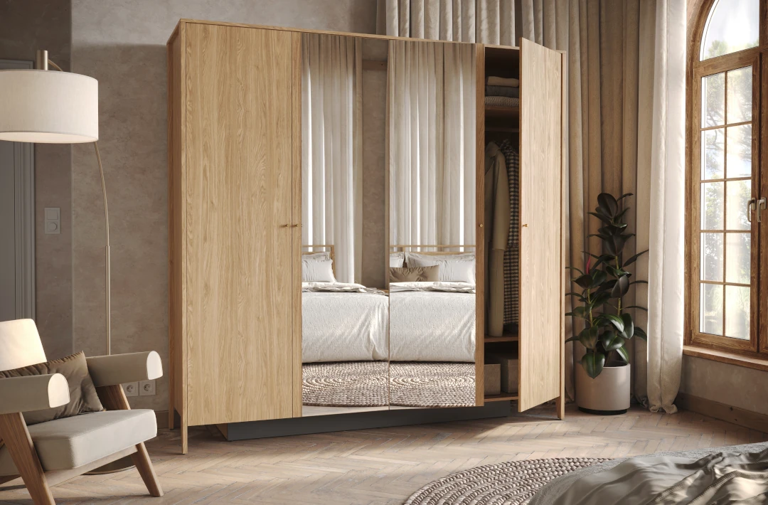 szafa z lustrem z kolekcji Cozy