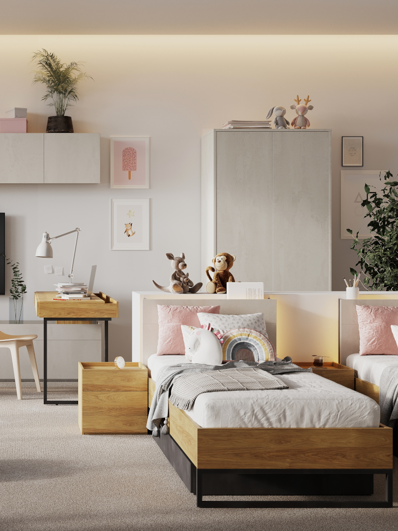 Aranażacja kolekcji Teen Flex do pokoju młodzieżwoego