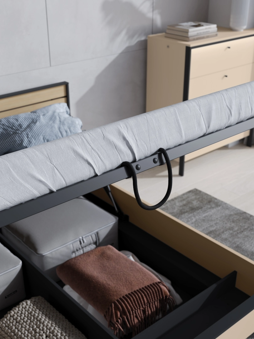 pojemnik na pościel w łóżku ENNA