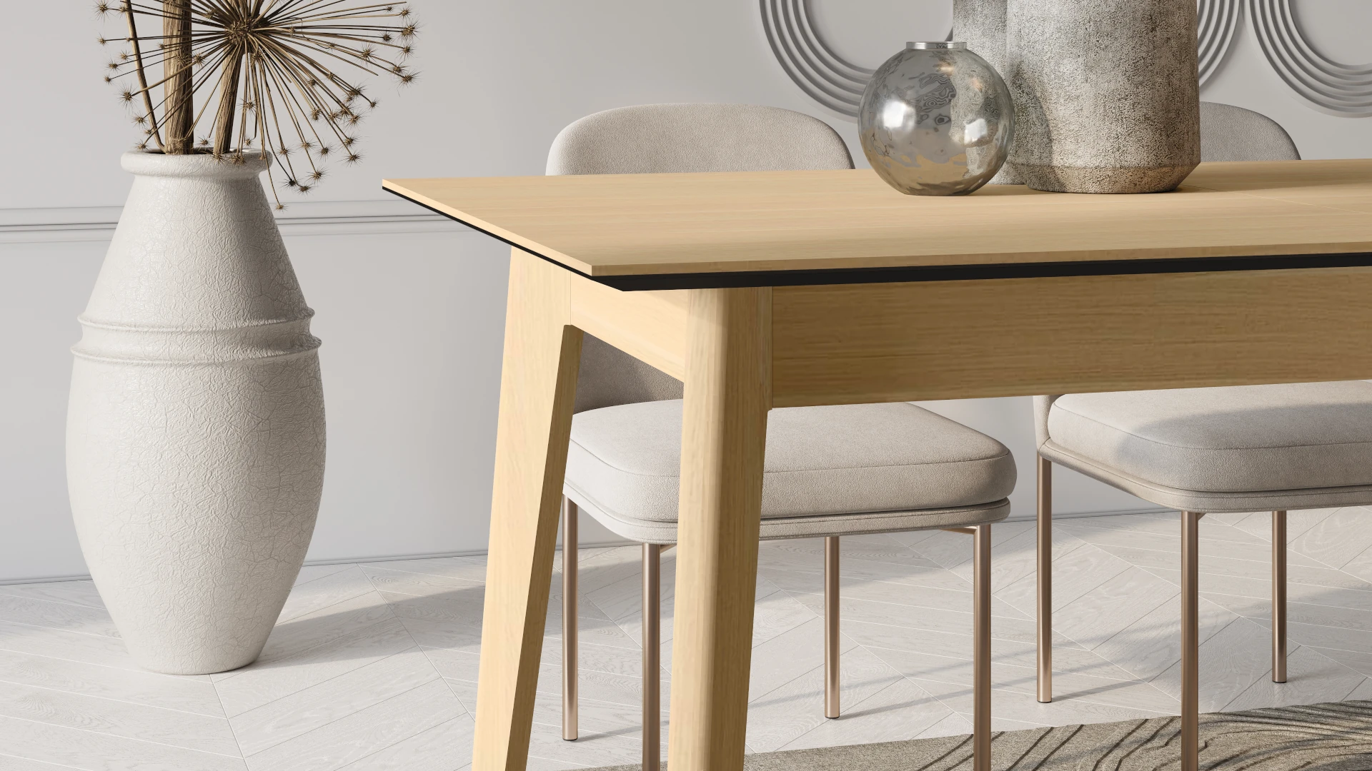 stłół PT-03 jasny dąb